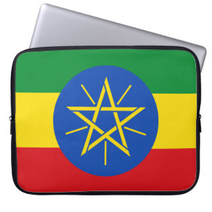 Flag of Ethiopia Laptop Sleeve
