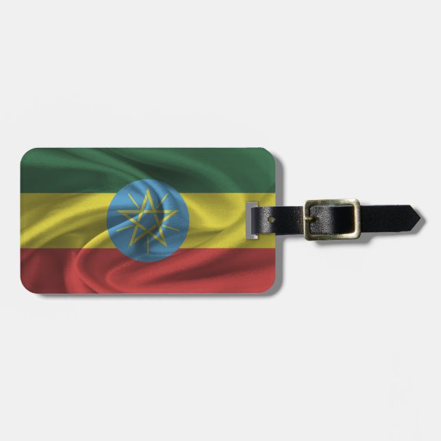 Flag Of Ethiopia Luggage Tag (Front Horizontal)