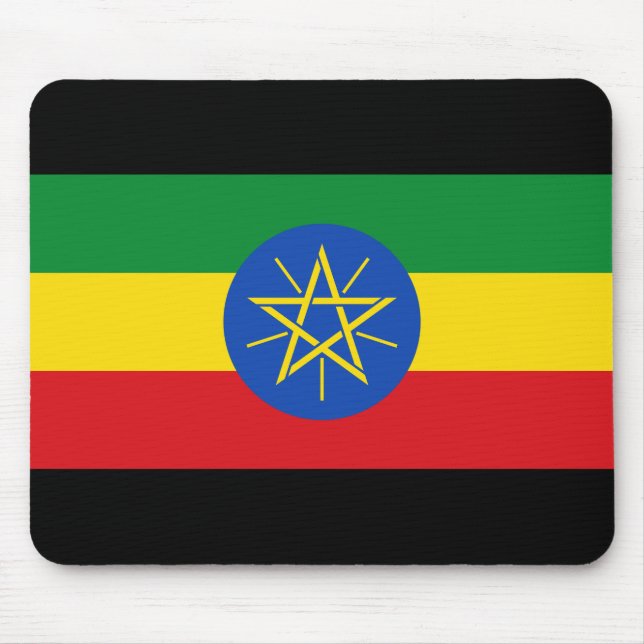 Flag of Ethiopia Mouse Pad (Front)