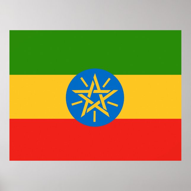Flag of Ethiopia Poster (Front)