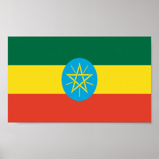 Flag of Ethiopia Poster