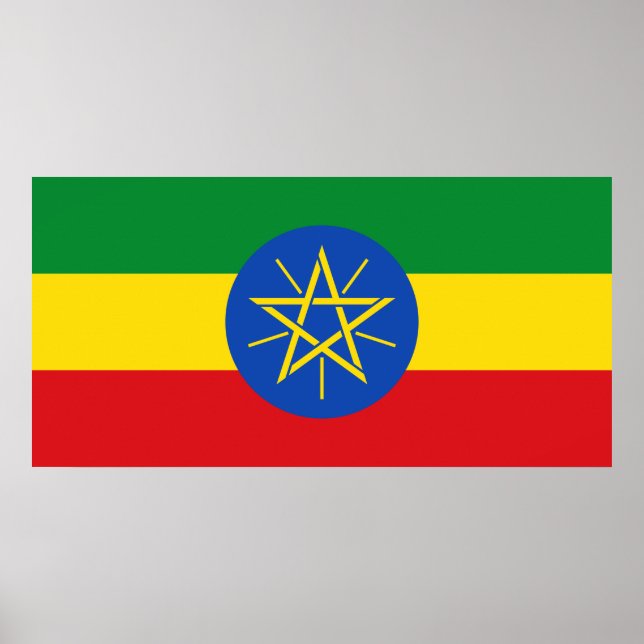 Flag of Ethiopia Poster (Front)