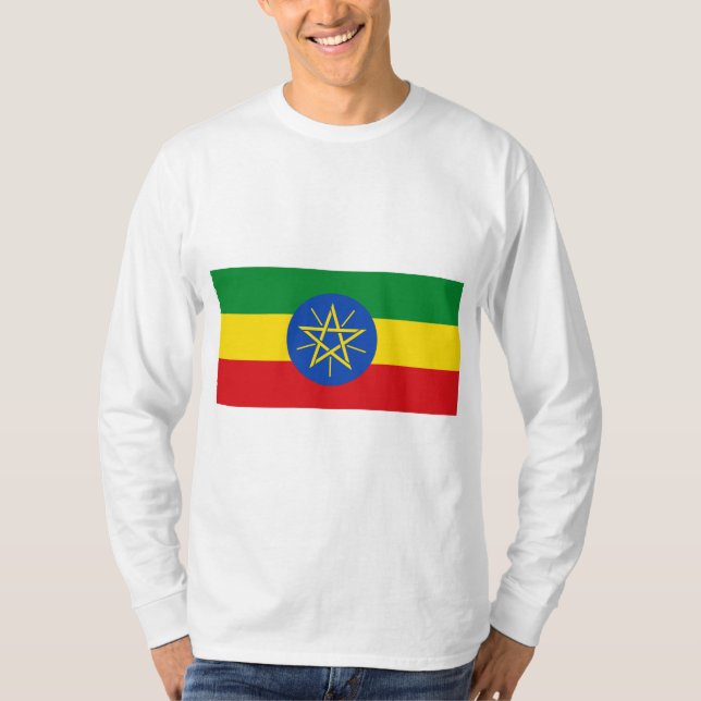 Flag of Ethiopia T-Shirt (Front)
