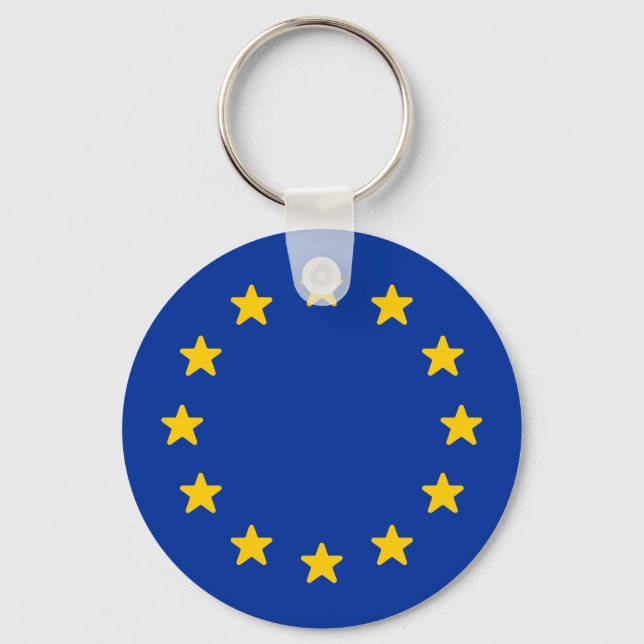 Flag of Europe Key Ring (Front)