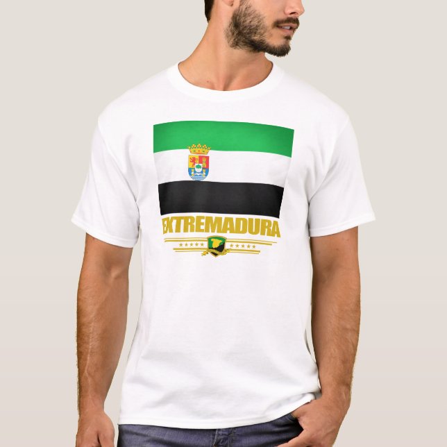 Flag of Extremadura T-Shirt (Front)