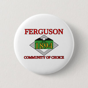 Flag of Ferguson, Missouri 6 Cm Round Badge