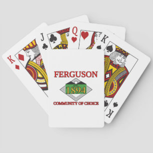 Flag of Ferguson, Missouri Playing Cards
