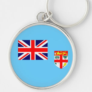 Flag of Fiji Island Key Ring