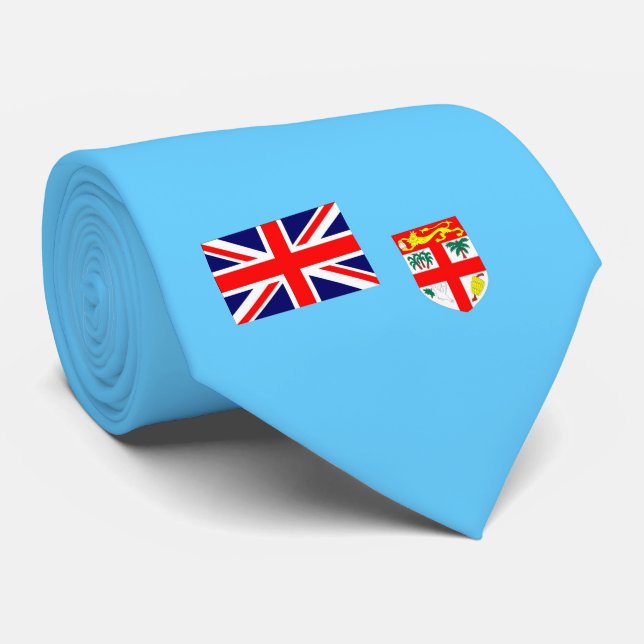 Flag of Fiji Island Tie (Rolled)