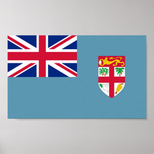 Flag of Fiji Poster