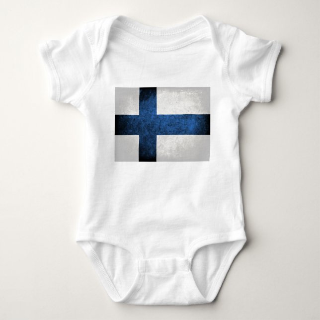 Flag of Finland Baby Bodysuit (Front)