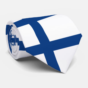 Flag of Finland Blue Cross Suomi Tie