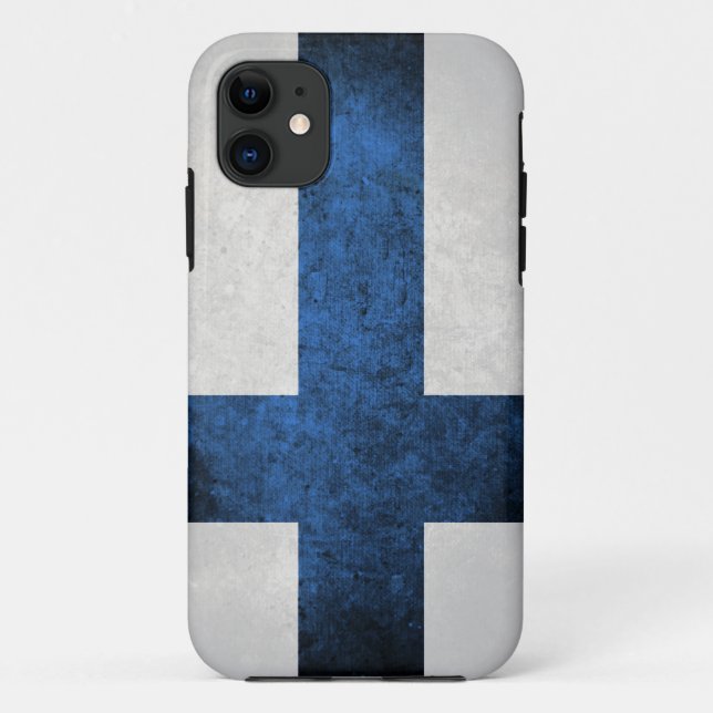 Flag of Finland Case-Mate iPhone Case (Back)