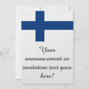 Flag of Finland Invitation