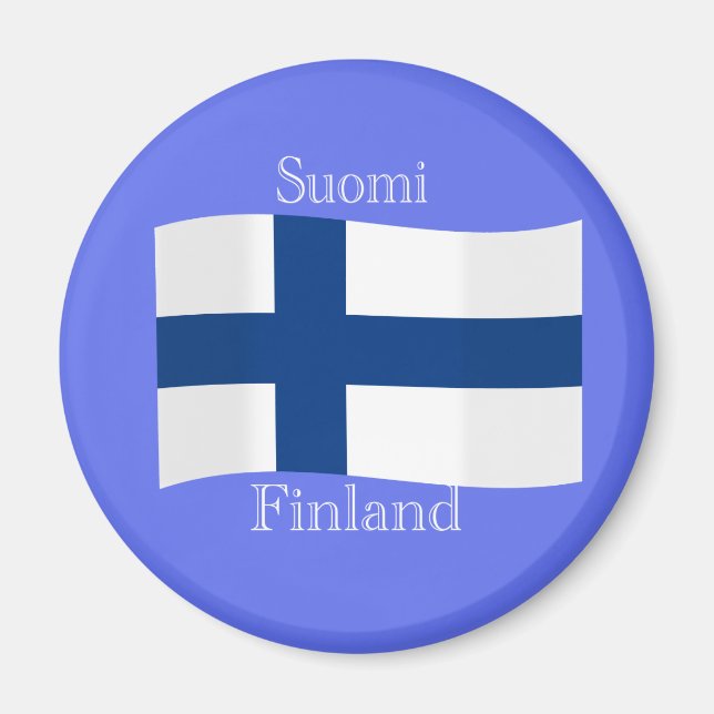 Flag of Finland Magnet (Front)