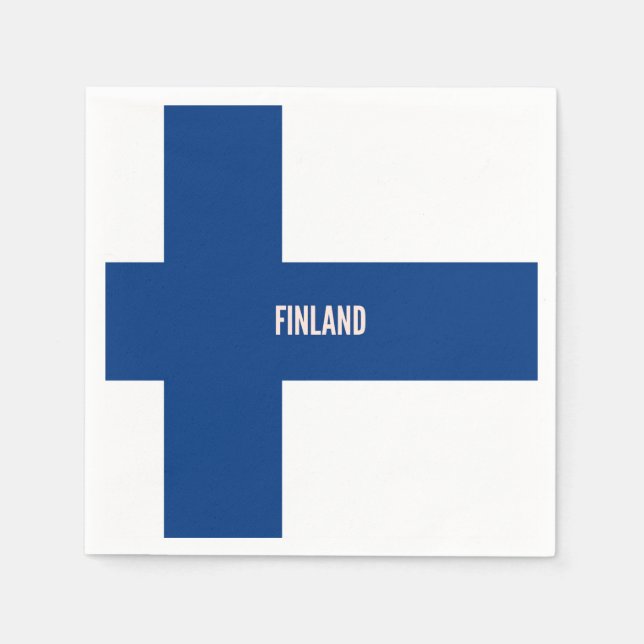 Flag of Finland Napkin (Front)