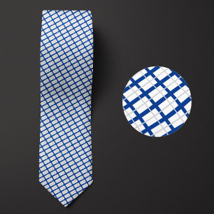 Flag of Finland Pattern Tie
