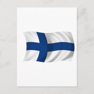 Flag of Finland Postcard