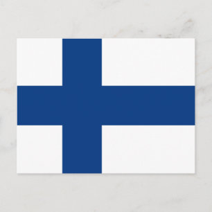 Flag of Finland Postcard