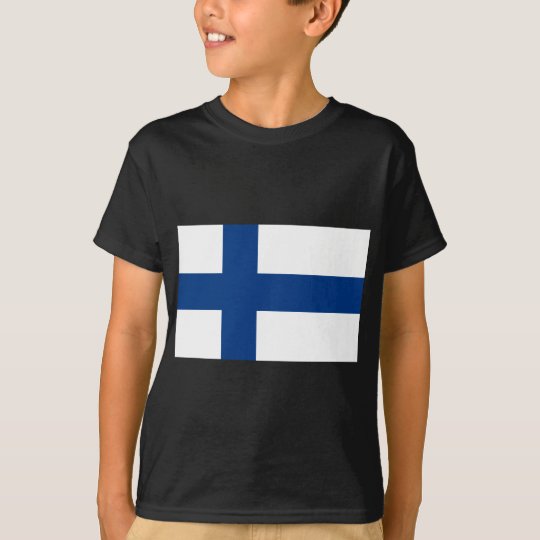 Flag of Finland (Suomen lippu, Finlands flagga) T-Shirt