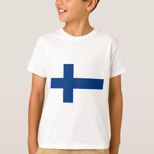 Flag of Finland (Suomen lippu, Finlands flagga) T-Shirt