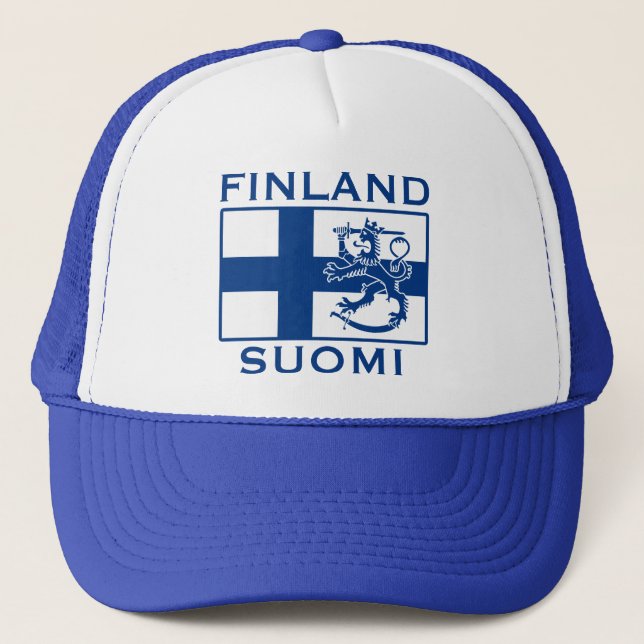Flag of Finland Trucker Hat (Front)
