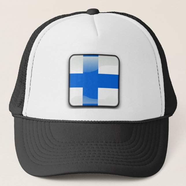 Flag of Finland Trucker Hat (Front)