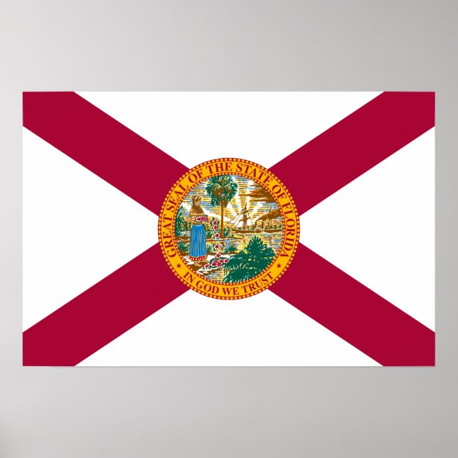 Flag of Florida Poster (Front)