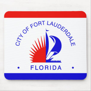 Flag of Fort Lauderdale, Florida Mouse Pad