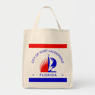 Flag of Fort Lauderdale, Florida Tote Bag