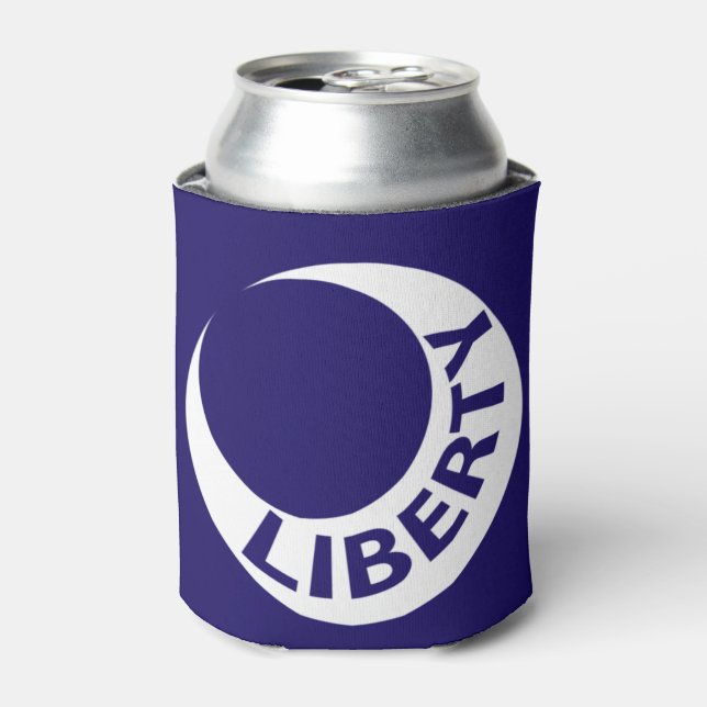 Flag of Fort Moultrie, South Carolina Can Cooler (Can Front)