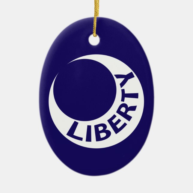 Flag of Fort Moultrie, South Carolina Ceramic Ornament (Front)