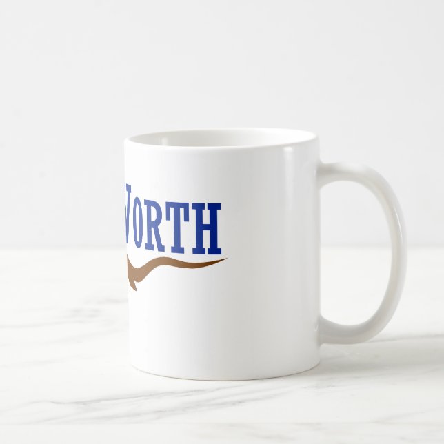 Flag of Fort Worth Texas Coffee Mug (Right)