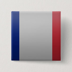 Flag of France 15 Cm Square Badge
