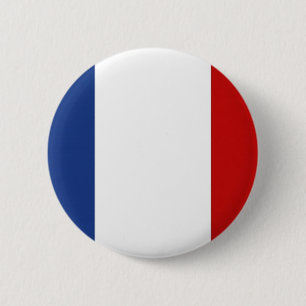 Flag of France 6 Cm Round Badge