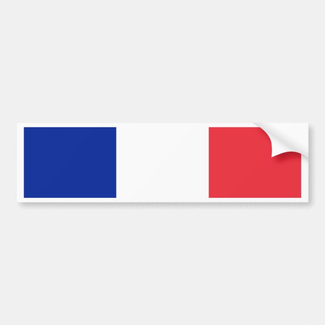 Flag of France Bumper Sticker (Front)