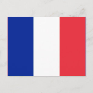 Flag of France; French Flag, Drapeau de la France Postcard