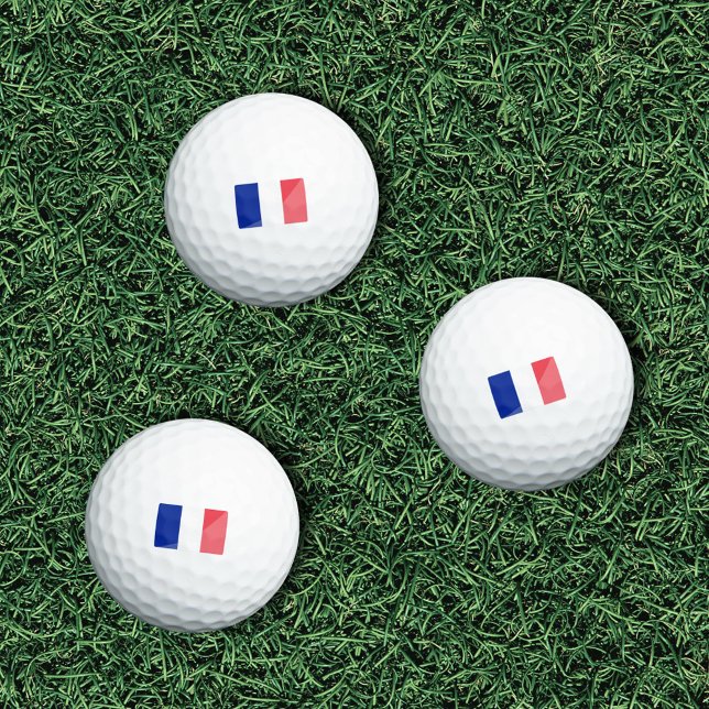 Flag of France Golf Balls (Flag of France Golf Balls)