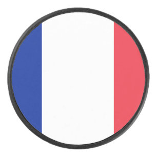 Flag of France Hockey Puck