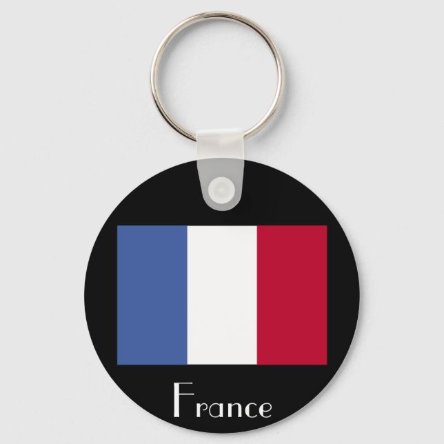Flag of France Keychain (Front)