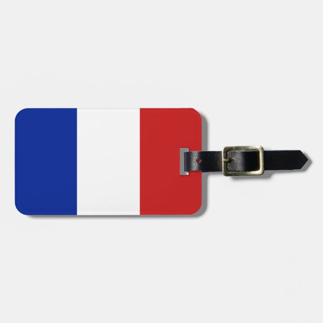 Flag of France Luggage Tag (Front Horizontal)