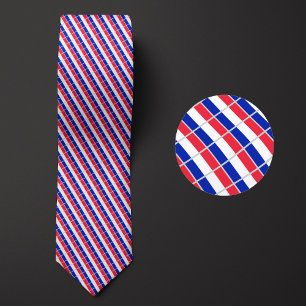 Flag of France Pattern Tie