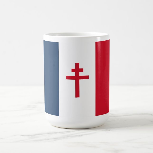Flag of Free France Coffee Mug (Center)