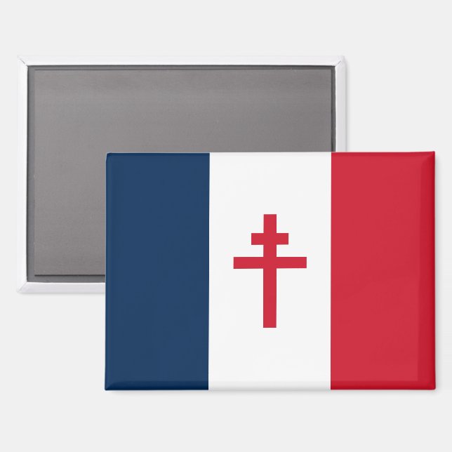 Flag of Free France Magnet (Front/Back)