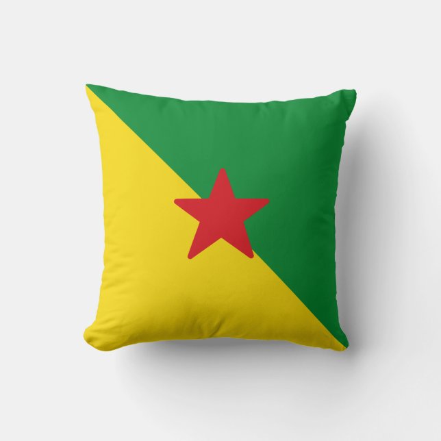Flag of French Guiana Cushion (Front)