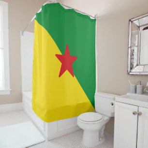 Flag of French Guiana Shower Curtain