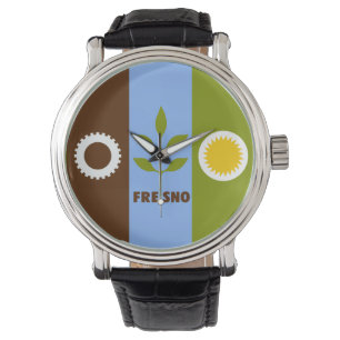 Flag of Fresno, California Watch