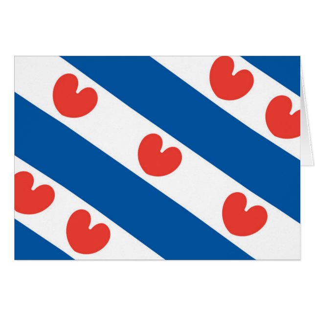 Flag of Friesland (Front Horizontal)