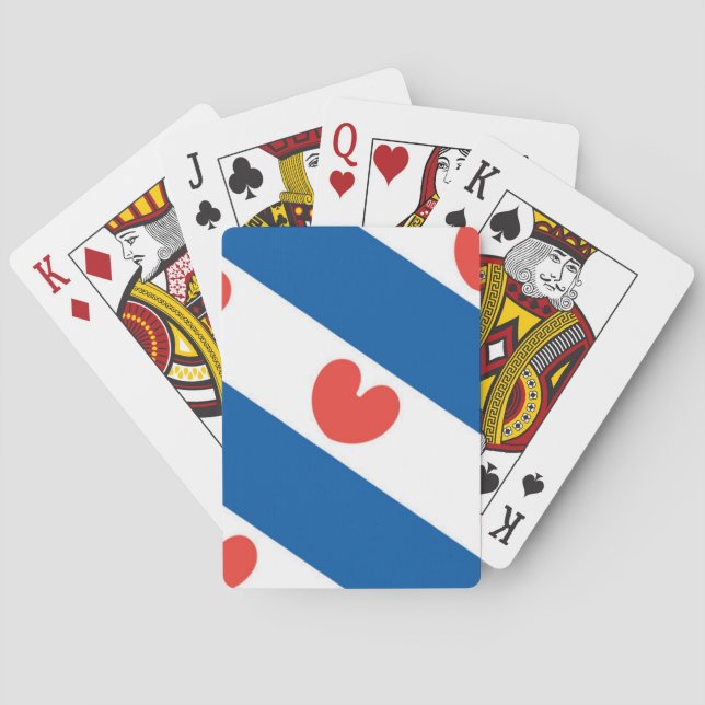 Flag of Friesland Playing Cards (Back)