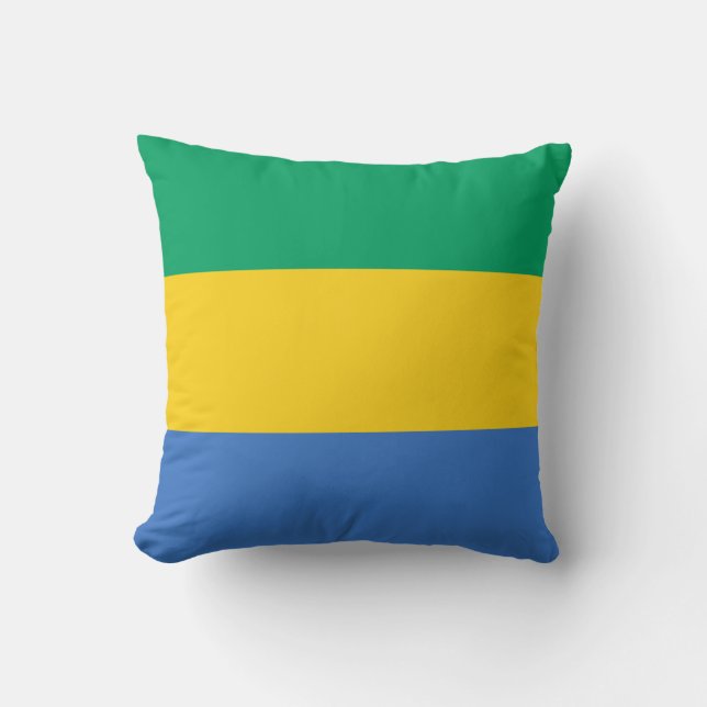 Flag of Gabon Cushion (Front)